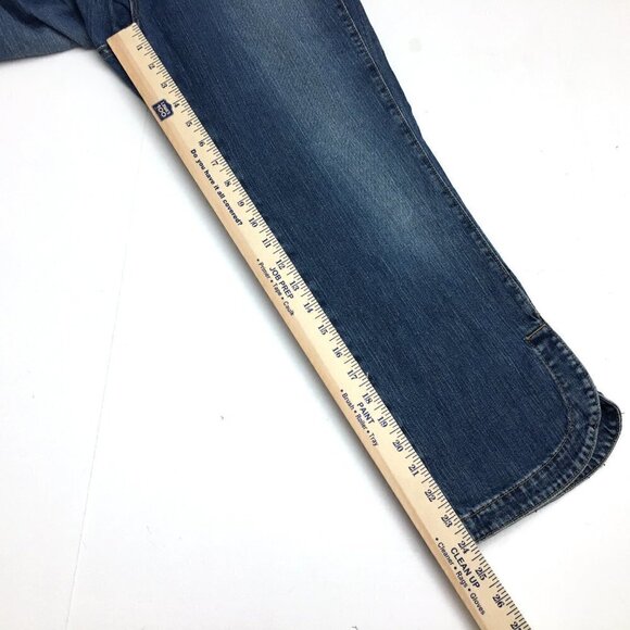 Gap Women's Jeans Cropped Bootcut Medium Wash size 8 length 24" - Picture 6 of 12
